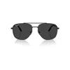 Ray Ban William Titanium Sunglasses Black Frame Black Lenses Polarized 59-17 In Black