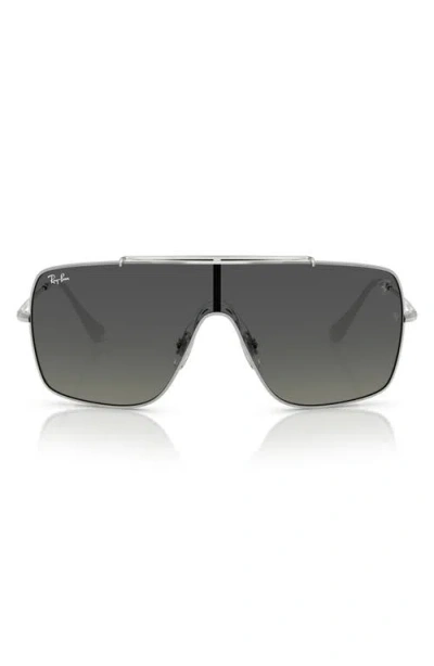 Ray Ban Ray-ban Wings 59mm Gradient Square Sunglasses In Silver