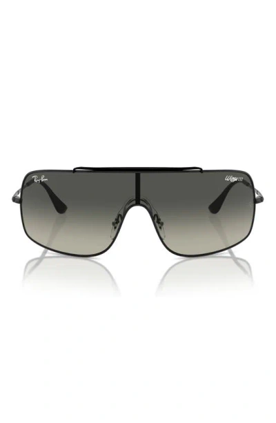 RAY BAN WINGS III 36MM SQUARE WRAP SUNGLASSES