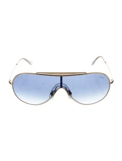 Pre-owned Ray Ban Wings Shield Sunglasses