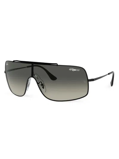 Ray Ban Wings Iii Sunglasses Black Frame Grey Lenses 01-36 In Black Grey Gradient