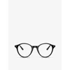 Ray Ban Ray-ban Womens Black Rx5430 Bernard Phantos-frame Acetate Optical Glasses In Black