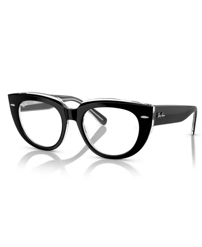 Ray Ban Women's Doreen Optics Eyeglasses, Rb5586 In Black
