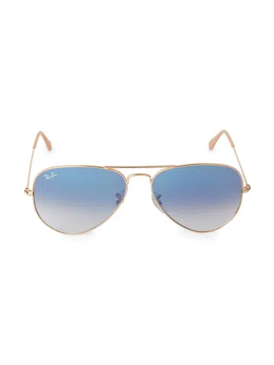 Ray Ban Women's Rb302558 58mm Original Aviator Sunglasses In Blue