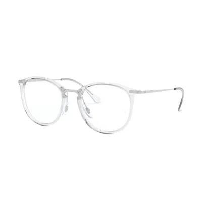 Ray Ban Rx7140 Women's Square Eyeglasses In Red