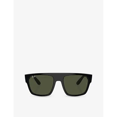 Ray Ban Ray-ban Womens Black Rb0360s Drifter Square-frame Propionate Sunglasses