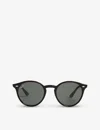 Ray Ban Rb2180 Phantos-frame Sunglasses In Black