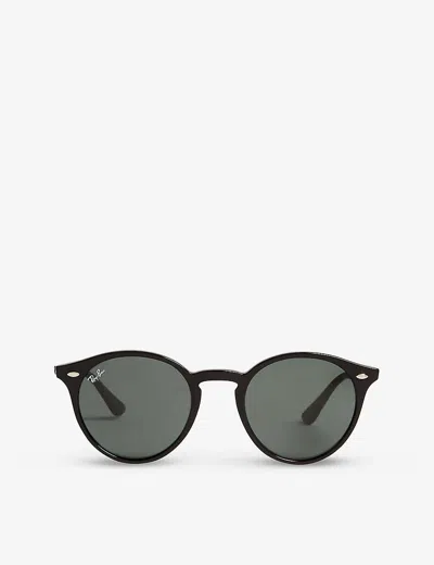 Ray Ban Rb2180 Phantos-frame Sunglasses In Black