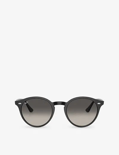 Ray Ban Ray-ban Womens Black Rb2180 Phantos-frame Sunglasses