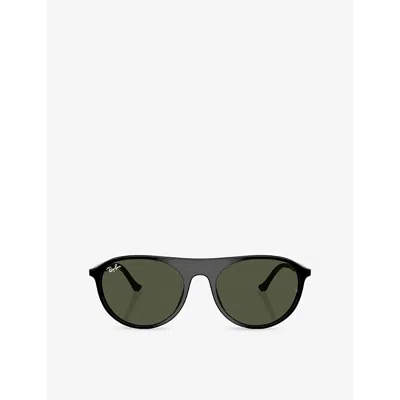 Ray Ban Womens Rb2215 Square-frame Acetate Sunglasses Black