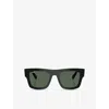 Ray Ban Womens Rb2217m Scuderia Ferrari Collection Square-frame Acetate Sunglasses Black