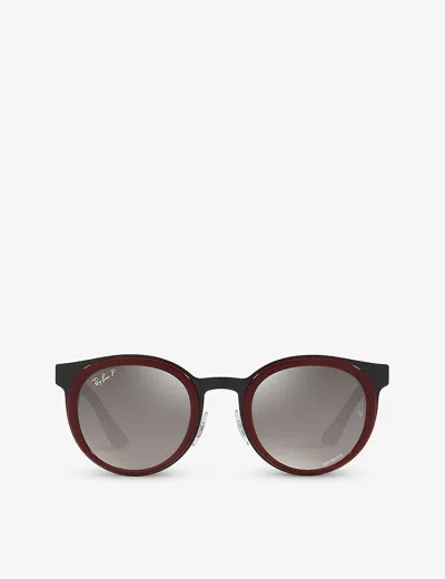 Ray Ban Ray-ban Womens Black Rb3710 Bonnie Round-frame Metal Sunglasses