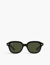 Ray Ban Ray-ban Womens Black Rb4398 Erik Square-frame Acetate Sunglasses In Black