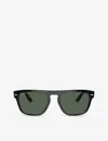 Ray Ban Ray-ban Womens Black Rb4407 Square-frame Injected Sunglasses In Black