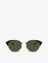 Ray Ban Ray-ban Womens Black Rb4429 Irregular-frame Injected Sunglasses In Black