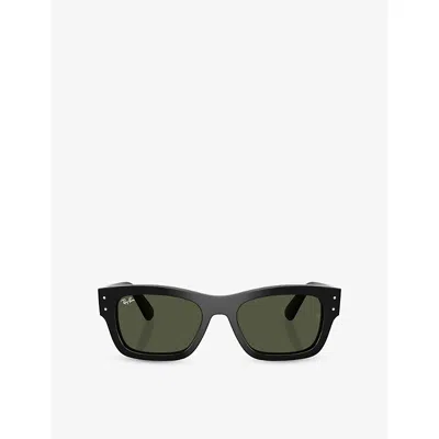 Ray Ban Womens Black Rb7683s Cat-eye Acetate Sunglasses In Red