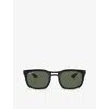 Ray Ban Ray-ban Womens Black Rb8362m Square-frame Acetate Sunglasses In Black