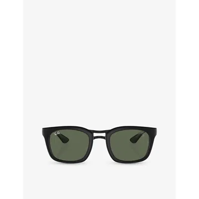 Ray Ban Ray-ban Womens Black Rb8362m Square-frame Acetate Sunglasses