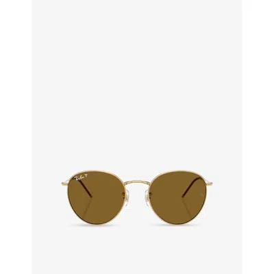 Ray Ban Womens Rbr0103s Phantos-frame Metal Sunglasses Black