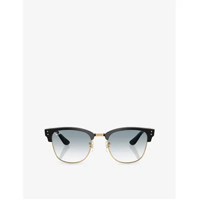 Ray Ban Womens Black Rbr0504s Clubmaster Reverse Square-frame Acetate Sunglasses