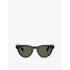Ray Ban Womens Black Rw4013 Headliner Phantos-frame Meta Ai Glasses In Black