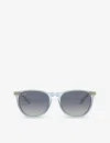 Ray Ban Ray-ban Womens Blue Rb4171 Erika Classic Phantos-frame Injected Sunglasses In Blue