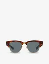 Ray Ban Ray-ban Womens Brown Mega Clubmaster Square-frame Acetate Sunglasses In Brown