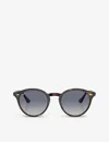 Ray Ban Ray-ban Womens Brown Rb2180 Phantos-frame Sunglasses In Brown