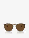 Ray Ban Ray-ban Womens Brown Rb2203 Square-frame Acetate Sunglasses In Brown