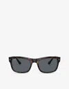 Ray Ban Ray-ban Womens Brown Rb4428 Square-frame Propionate Sunglasses In Brown