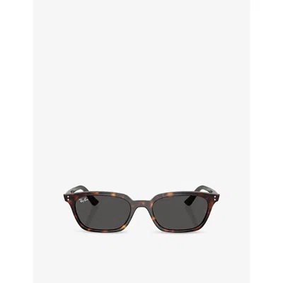 Ray Ban Womens Brown Rb4456 Zaya Acetate Sunglasses