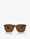 Ray Ban Ray-ban Womens Brown Rb4547 Boyfriend Polished-frame Injected Sunglasses In Brown