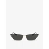 Ray Ban Ray-ban Womens Gold Rb3731 Anh Irregular-frame Metal Sunglasses In Gold