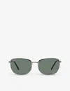 Ray Ban Rb3705 Chromance Sunglasses Gunmetal Frame Grey Lenses Polarized 57-19 In Grey