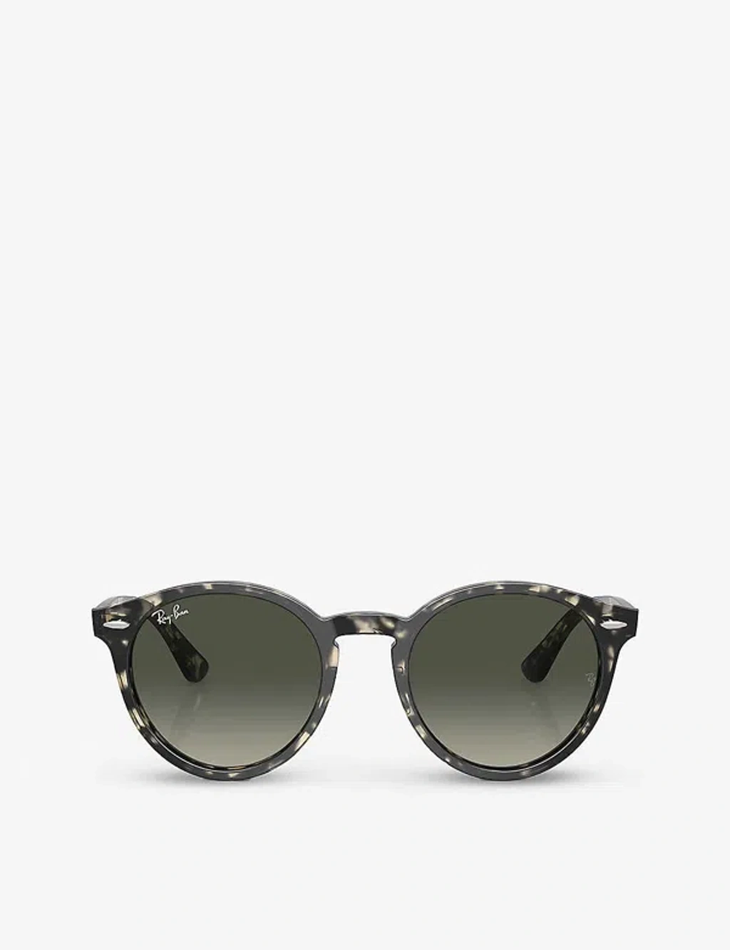 Ray Ban Ray-ban Womens Grey Rb7680s Larry Round-frame  display picture 1