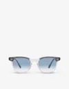 Ray Ban Womens Ray-ban Rb2298 Hawkeye Square-frame Acetate Glasses In Grey