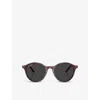 Ray Ban Womens Rb2230 Bernard Phantos-frame Acetate Sunglasses Multi-coloured In Multi-coloured