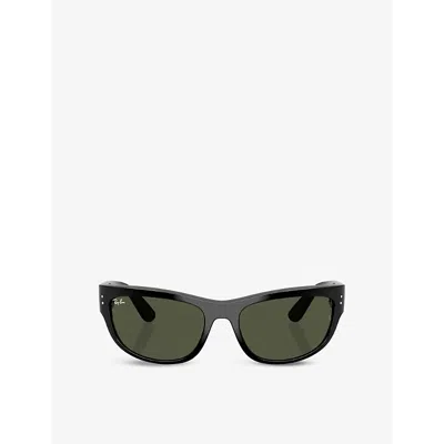 Ray Ban Womens Rb2289 Mega Balorama Pillow-frame Sunglasses Black