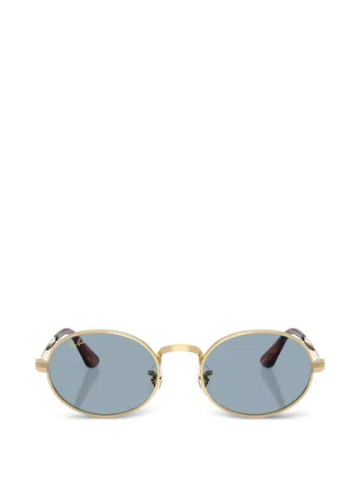 Ray Ban X A$ap Rocky Oval-frame Sunglasses In Pink