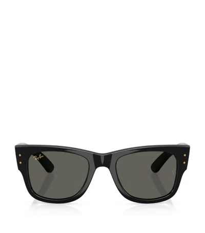 Ray Ban X A$ap Rocky Rb0840s Mega Wayfarer Sunglasses In Black