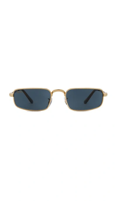 Ray Ban X A$ap Rocky Rb3927 Rectangle Sunglasses In Blue