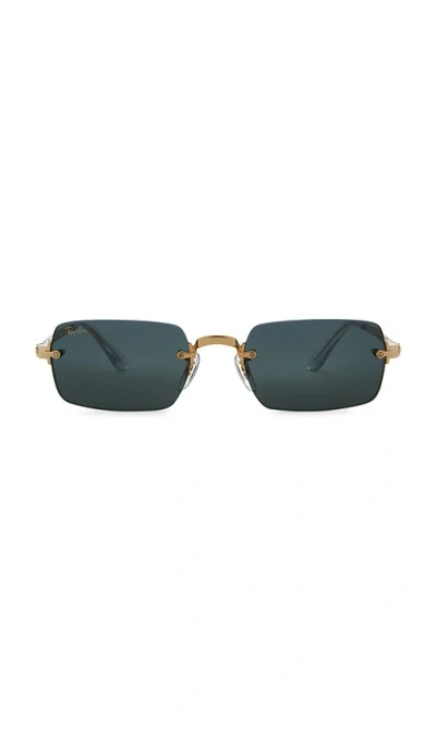 Ray Ban X A$ap Rocky Rb3928 Rectangle Sunglasses In Gray