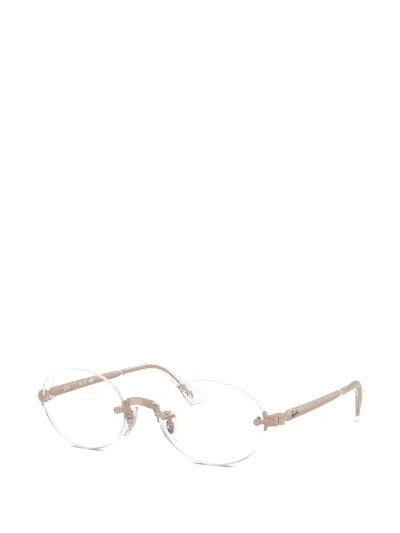 Ray Ban X A$ap Rocky Rimless Glasses In Purple