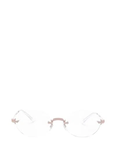Ray Ban X A$ap Rocky Rimless Round-frame Glasses In Neutral