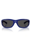 Ray Ban Ray-ban X A$ap Rocky Ultra Wrap 003 86mm Shield Sunglasses In Blue