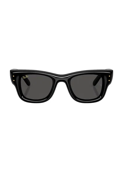 Ray Ban Geometric Frame Sunglasses In Black