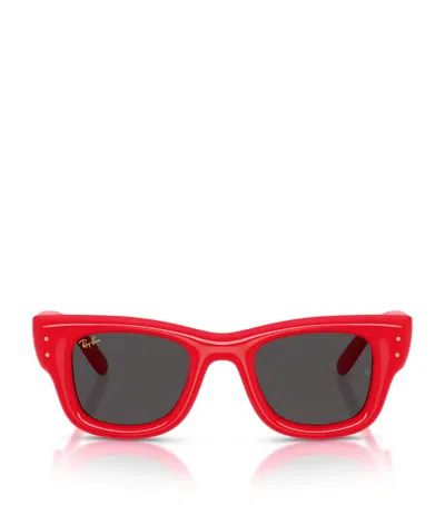 RAY BAN X A$AP ROCKY WAYFARER PUFFER SUNGLASSES