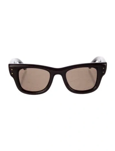 Pre-owned Ray Ban X A$ap Rocky Wayfarer Puffer Wayfarer Sunglasses In Burgundy