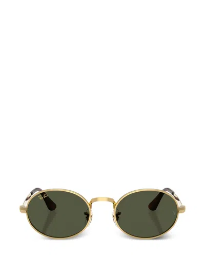 Ray Ban X Asap Rocky Sonnenbrille Mit Ovalem Gestell In Gold