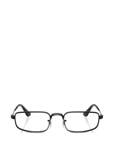 Ray Ban X Asap Rocky Rectangle Frame Glasses In Black